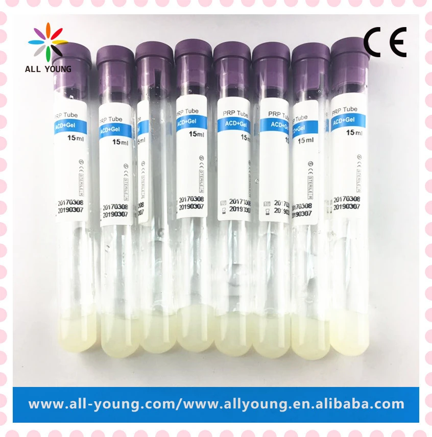 2017 Products free sample Activated PRP Tube for Cosmetology