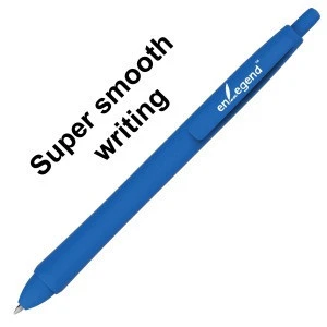 2018 new design good quality super smooth  writing rubberized paint soft touch color semi gel ink pen import ink semi-gel pen