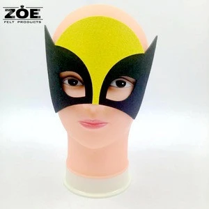 2018 Wholesale Hot Sales Halloween Party cosplay felt party mask for kids