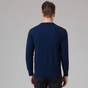 2019 100% pure cashmere fabric for sweater HALF-COLLAR men