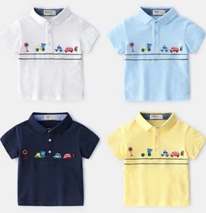 2019 children boy cotton material summer t-shirt