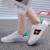 Import 2019 Leather Little White Shoes Lady Bee Embroidery Student Skateboard Shoes Leisure Sports Flat Women&#39;s Shoes from China