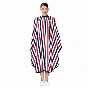 2019 New styling Salon cutting cape Waterproof stripe barber capes hairdressing capes