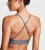 Import 2019 Wholesale Womens Deep V Neck Adjustable Mesh Splicing Sexy Breathable Crossover Gym Elastic Active Yoga Bra Sportswear from China