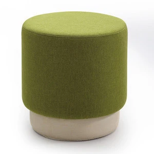 2020 design customized wholesale colorful decor office velvet foot stools pouf ottoman round