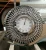 Import 2020 Hot Selling Luxury Crystal Diamond Wall Mirror Decorative Wall Clock For Home Hotel Living Room from China