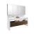 Import 2020 Italiand designer recommended latest new luxury design hotel double sink bathroom design cabinet vanity from China