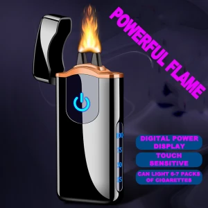 2020 New USB Charging electric torch Lighter High Power Arc Plasma Lighters for cigar Electronic Cigarette Lighter