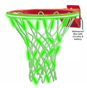 2020 Remote Control New Design Flashing Light Up Basketball Glow In The Dark LED Basketball Net