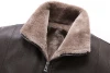 2021 Autumn Winter Mens PU Leather jacket Outwear Warm Coat Slim Fit Jacket Male Leather Jacket