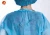 Import 2021 NEW blue PP non woven disposable isolation gown with knitted cuff level 1 from China