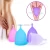 Import 2022 New Hygiene Tools Organic Medical Grade ROHS certificated Silicone Period Cups Menstrual Cup from China