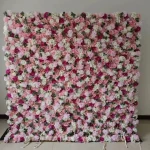 2024 Fashion Hot-Selling Artificial Wall Hanging Flowers Simulated Wedding Background Flower for Wedding Decorations
