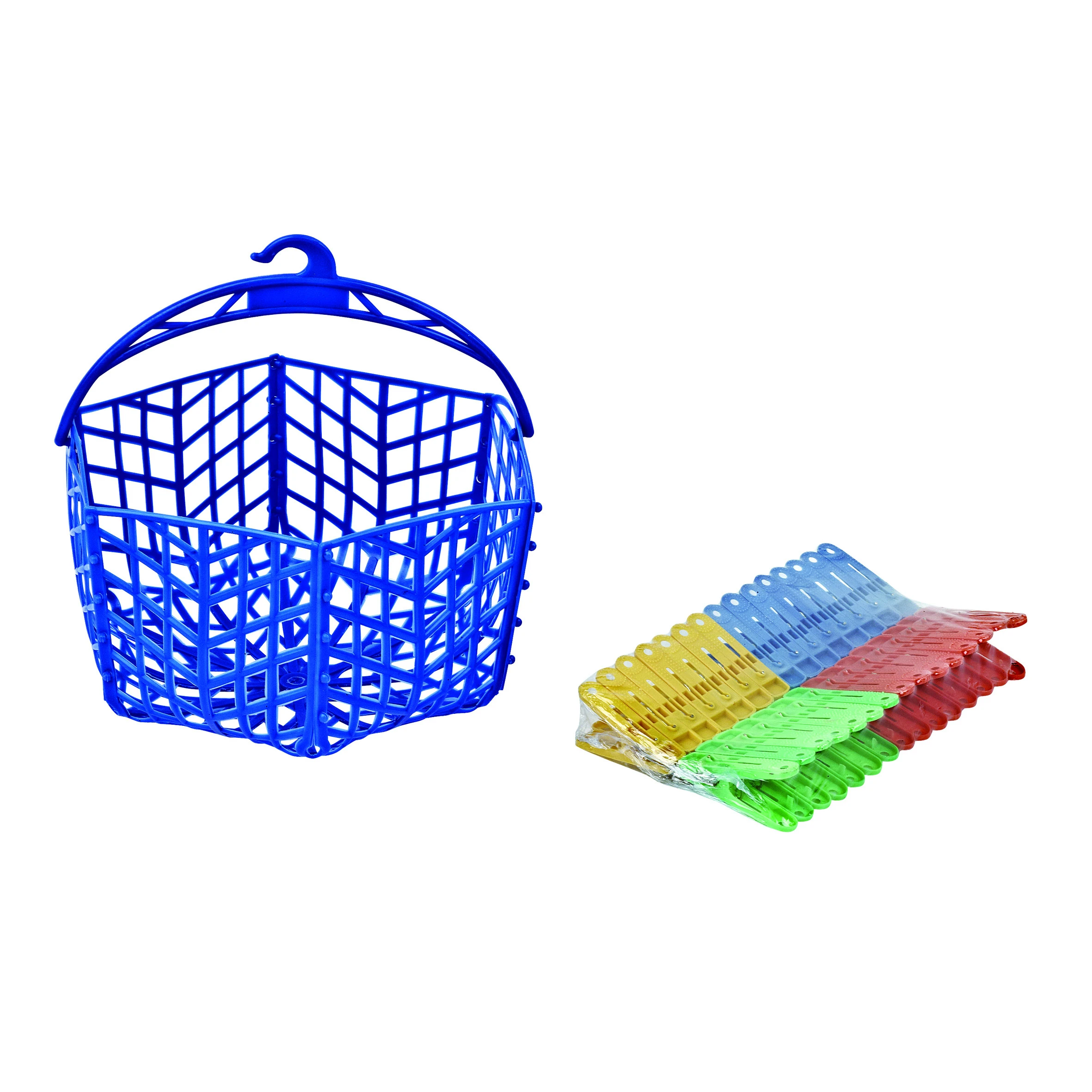 20m steel drying rack with laundry hanger basket and pegs