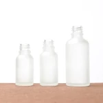 20ml 100ml Frosted Glass Dropper Bottle Serum Eye Essential Oil Glass Bottle With Dropper for Skin Care Oil Glass Dropper Bottle
