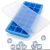 21 Ice Cubes Honeycomb Ice Cube Tray Popsicle Molds Silicone Ice with PP Lids