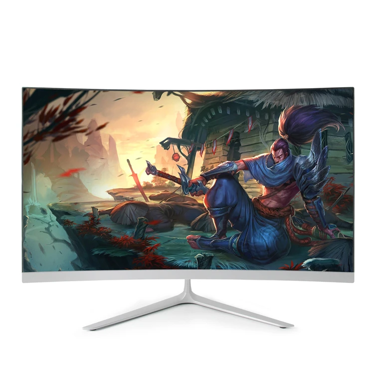 24 inch LED Computer PC Monitor Curved Screen 1080P Display Curved Gaming Monitor