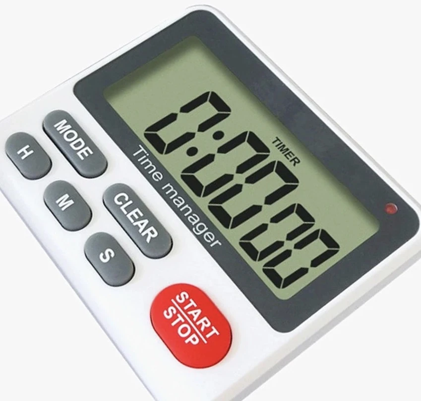 24H Timer with LED light / digital kitchen timer / Laboratory timer clock