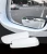 Import 2pcs 360 Degree Blind Spot Mirror Wide Curved Convex Mirror Auxiliary Parking Mirror from China