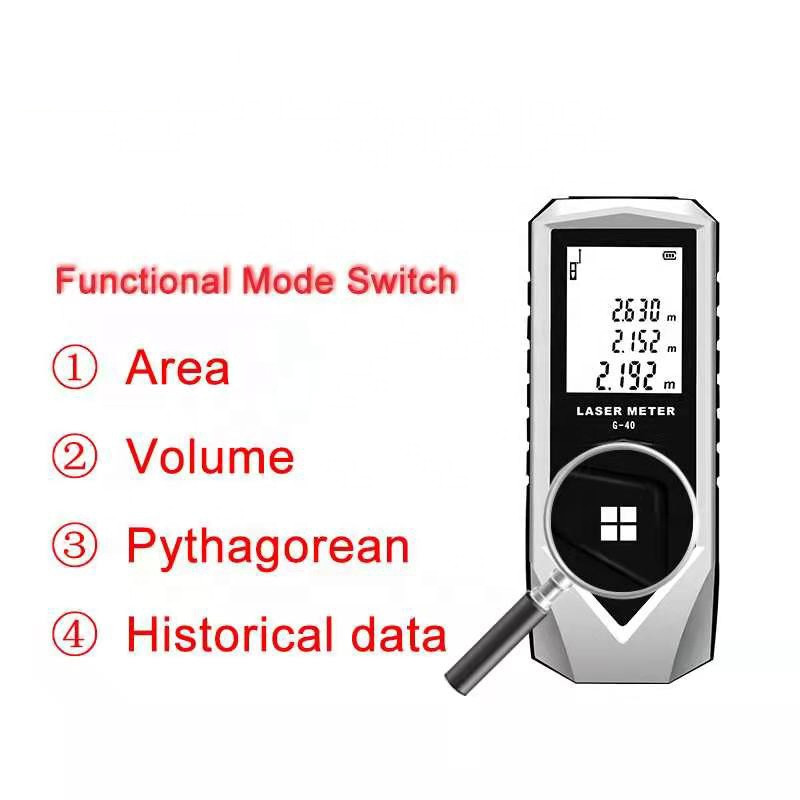 Buy 3 In1 Led Display Laser Distance 100 Meters Instrument Tool From ...