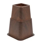 3 Inch And 5 Inch Surface Wood Grain Plastic Furniture Legs And Parts Lowes Bed Risers