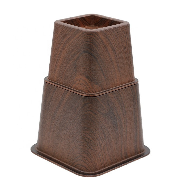 Buy 3 Inch And 5 Inch Surface Wood Grain Plastic Furniture Legs And