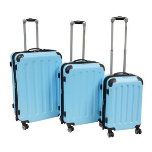 3 Piece Blue Luggage Set Pack of  1 Pieces