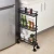 Import 3 Tier Sandwich storage shelf storage shelf refrigerator gap kitchen bathroom movable shelf layered trolley from China