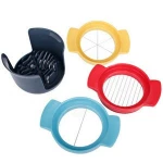 3 Way Egg Slicer 3 in 1 Egg Cutter Set Egg Slicer for Soft Cheese Fruit Vegetable Kitchen Garnish Tool