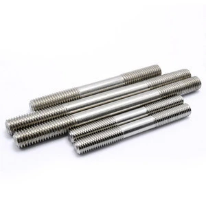 304 316 stainless steel threaded rod double end stud bolt