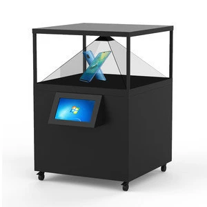 360 degree Interactive 3D Advertising Player 3D Hologram Advertising Screen Holographic Display