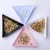 Import 4 color Plastic Triangle Crystal Rhinestone Sorting Container Empty Nail Art Trays For Nail Tool NP80 from China