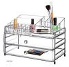 4-drawers makeup storage rack with makeup holder acrylic