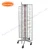 Import 4 sided metal floor spinner wire grid panel with wire hanging from China