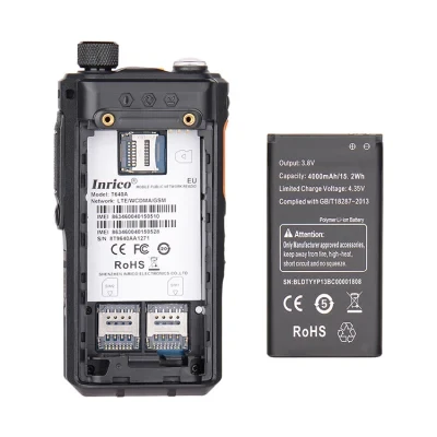 4000mAh CE RoHS Certificate for Inrico Portable Walkie Talkie B-50g Lithium Battery