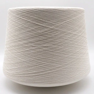40nm/1  10%mercerized merino wool 40%long fiber cotton  30%modal 20%acrylic compact spinning raw white yarn