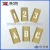 Import 46 pcs Brass Interlocking Letter & Number Stencil Set, 2 in from China