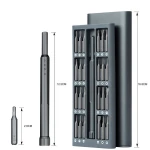 48 in 1 Precision Magnetic Electronics Repair Tool with Aluminum Box for Phone Laptop iPhone device Screwdriver Bit Set