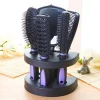 5 Pcs Hair Comb Set Professional Salon Styler Hair Brushes Gift Set Tool with Mirror And Holder Stand - Hair Care Massage Brush