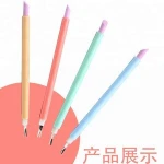 5Pcs Nail Art Scrub Pen Dead Skin Fork Cuticle Remover Dual-ended Quartz Stone Manicure Tool Set