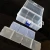 Import 6 compartments thickened without inserts transparent plastic tool case from China