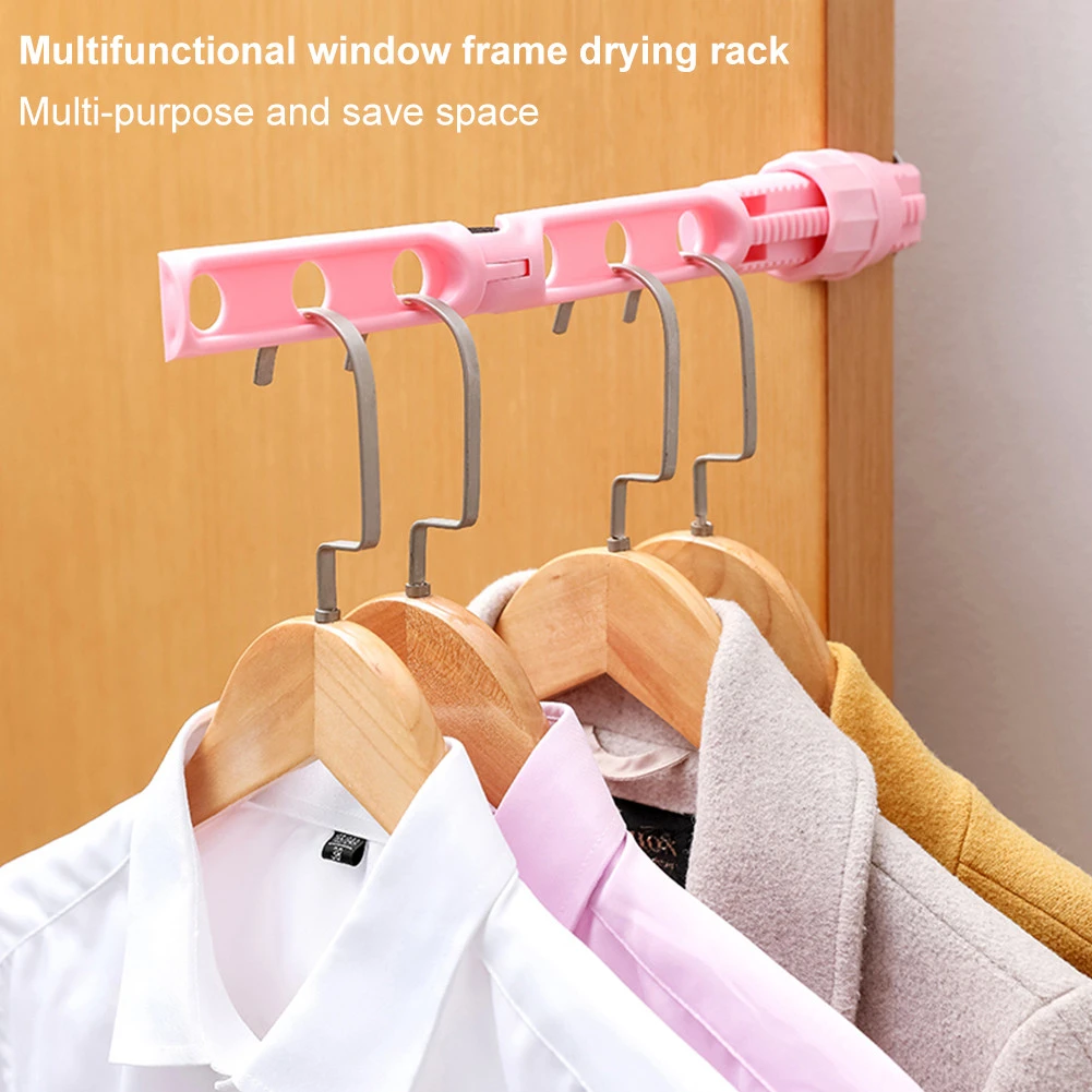 6 Pack Closet Hanger Multifunctional Folding Clothing Organizer Drying Rack