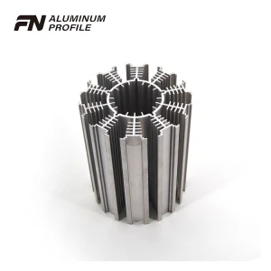 6063 T6 Custom Aluminum Extrusion heat sink with kinds of finish