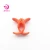 Import 6pk  fashionable plastic hair claw customized color rubber mini hair claw from China