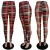 Import 79-5399  2021 New womens Sexy tight casual pencil pants fashion plaid Leggings wholesale womens boutique clothing from China