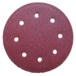 8 holes alumina sander hook and loop abrasive disk