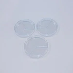 90x15mm 3 Room Plastic Sterile Petri Dish
