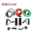9pcs Adjustable Resistance Bands Set Training Exercise Tubing Professional Resistance Training Set with Door Anchor Wrist Ankle