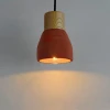 A fresh addition to the industrial look natural raw quality Mini Concrete Dome Pendant Light