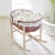 Import A safe solid wood baby crib handmade baby cribs with wooden legs for baby sleep in hot summer from China